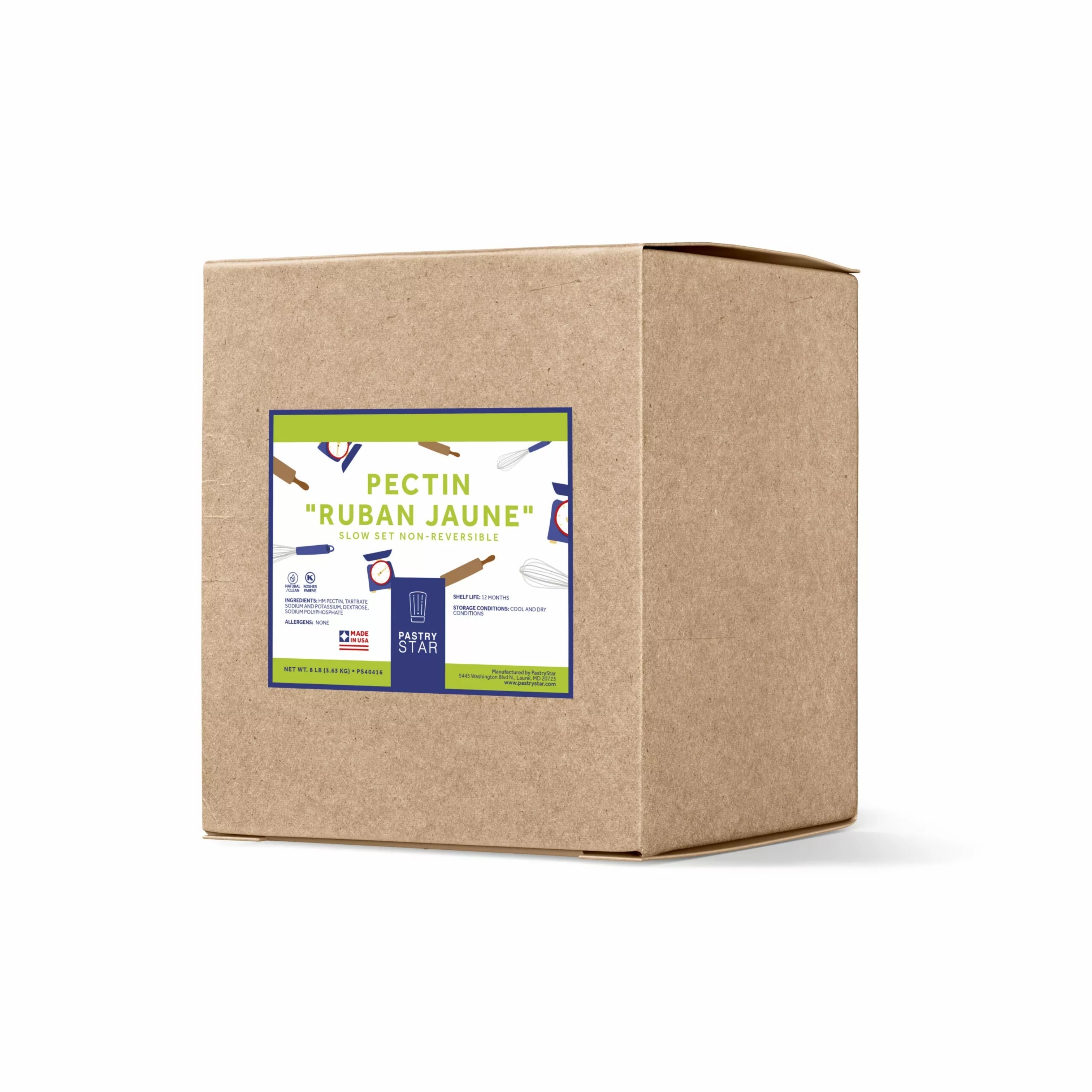 THICKENER, PECTIN POWDER VEGAN GLUTENFREE RUBAN JAUNE IMPORTED FRANCE